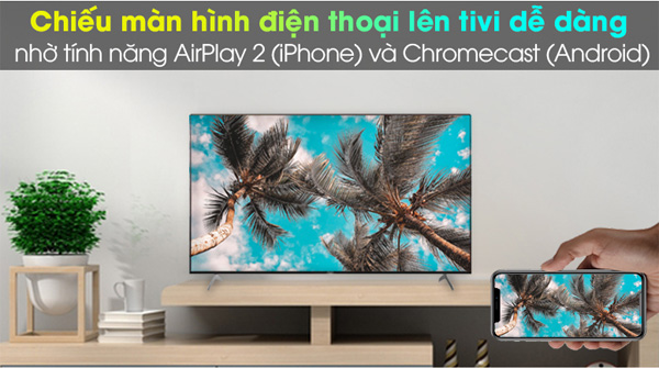 Tính năng chiếu màn hình điện thoại lên tivi