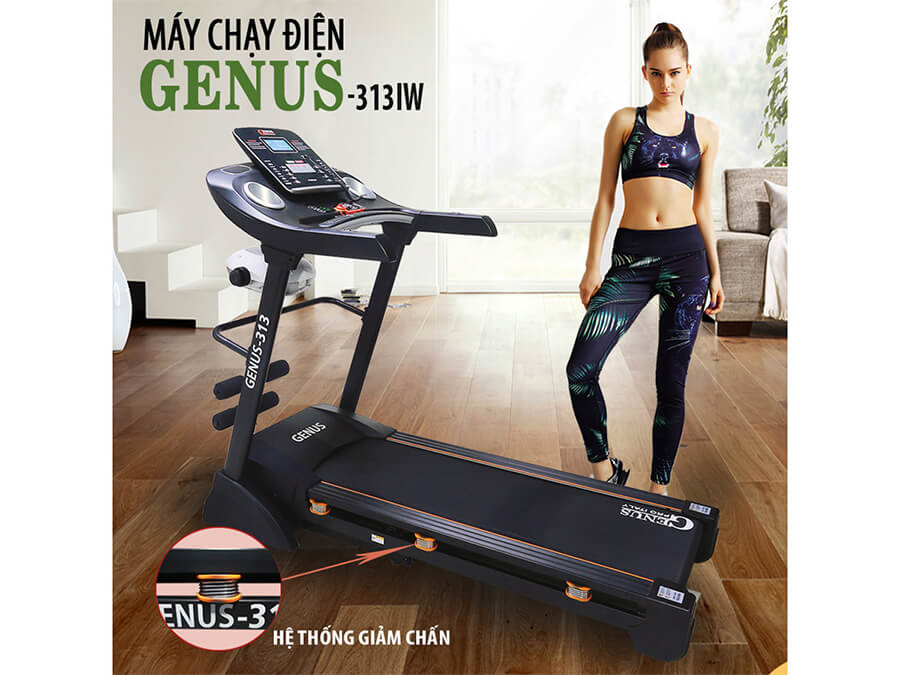 Máy chạy điện 4 chức năng Genus-313IW