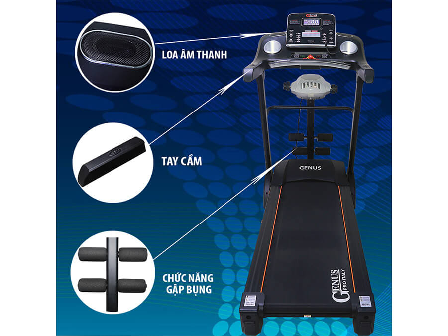 Máy chạy điện 4 chức năng Genus-313IW