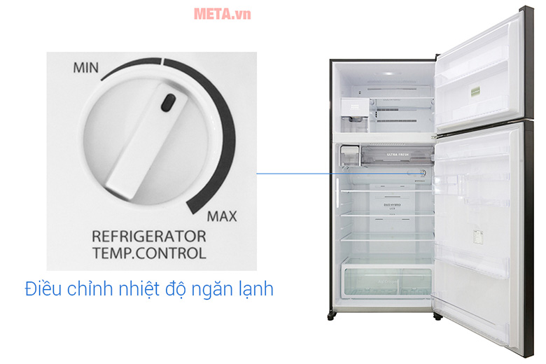 Tủ lạnh Toshiba inverter GR-AG66VA-X 608 lít, mặt gương