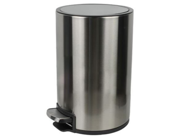 Thùng rác inox đạp chân cao cấp 12 lit Vietbin VB044-12L – Chống vân tay