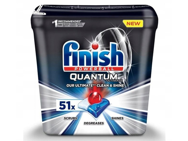 Viên rửa bát Finish Quantum Ultimate (Hộp 51 viên)