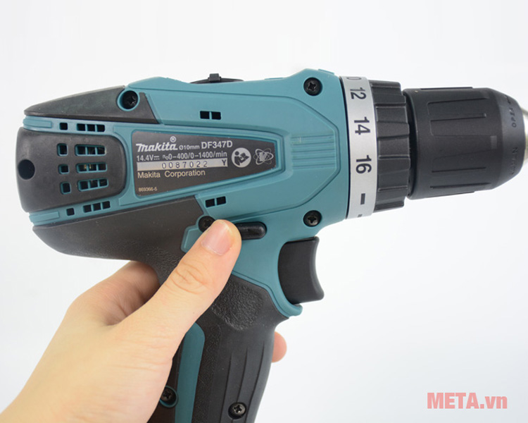 Máy khoan vặn vít dùng pin Makita DF347DWE 14.4V