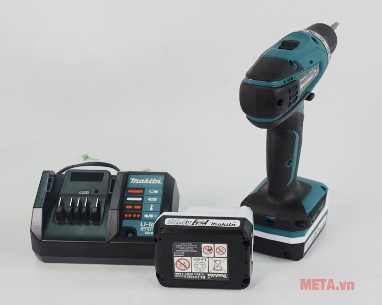 Máy khoan vặn vít dùng pin Makita DF347DWE 14.4V