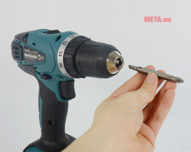 Máy khoan vặn vít dùng pin Makita DF347DWE 14.4V