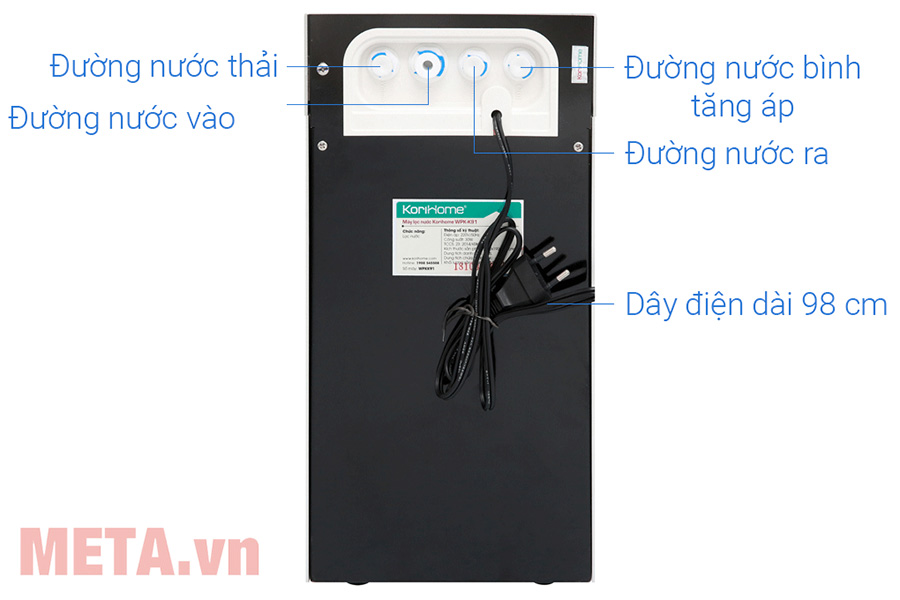 Máy lọc nước RO Korihome WPK-K91 - 9 lõi