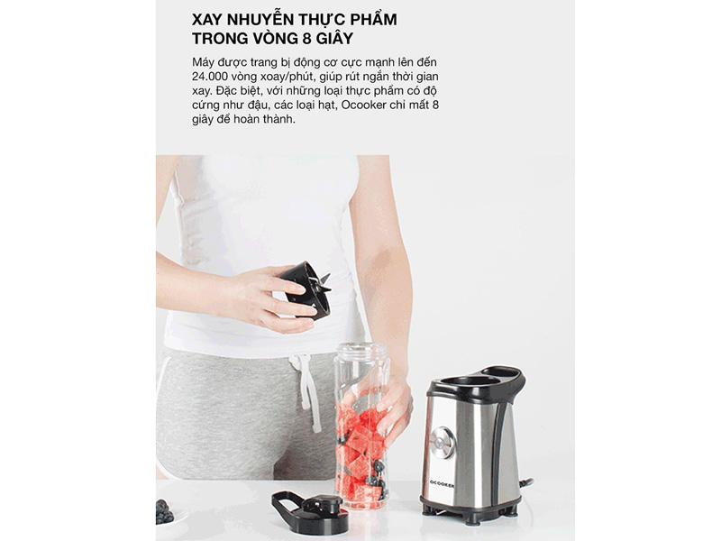 Khả năng xay cực nhanh và ổn định