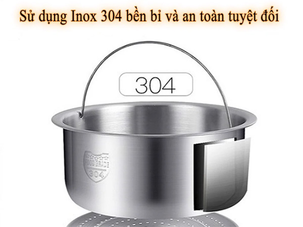 Chất liệu Inox 304 an toàn 