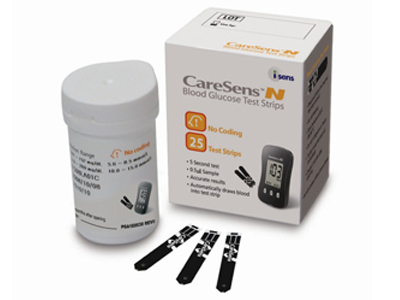 Que thử đường huyết CareSens N (25 que)