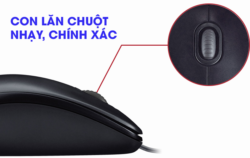 Con lăn chuột nhạy, chính xác