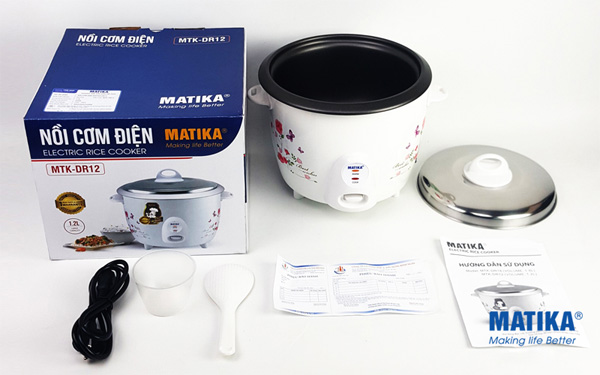 Nồi cơm điện Matika MTK-DR12