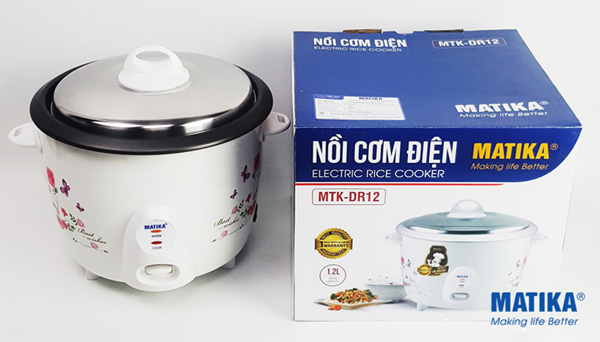 Nồi cơm điện Matika MTK-DR12