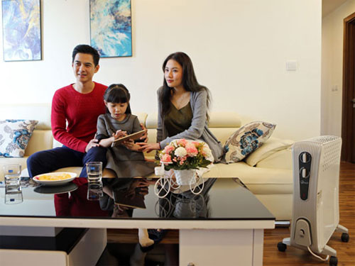  Máy sưởi sở hữu màu sắc trang nhã 