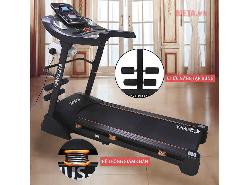 Máy chạy điện 4 chức năng Genus-313I