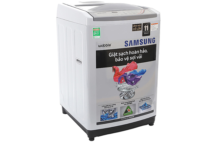 Máy giặt lồng đứng 8.5kg Samsung WA85M5120SG/SV