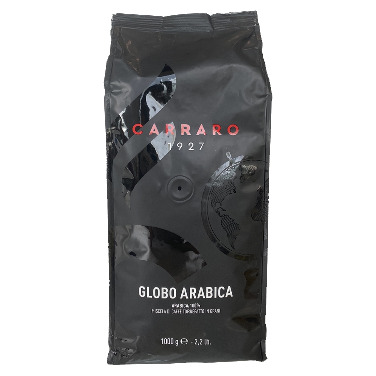 Cà phê hạt Carraro Globo Arabica 1000g