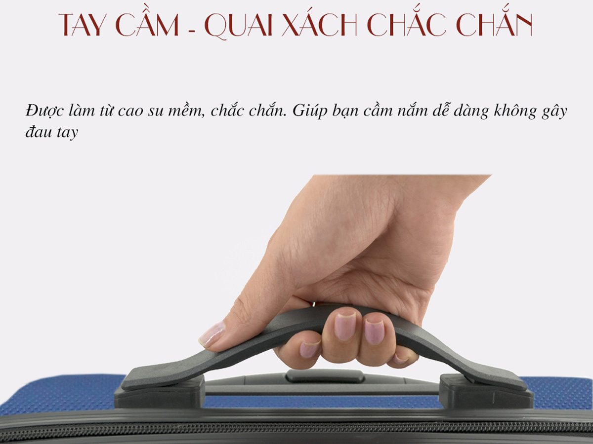 Quai cầm chắc chắn, dẻo dai