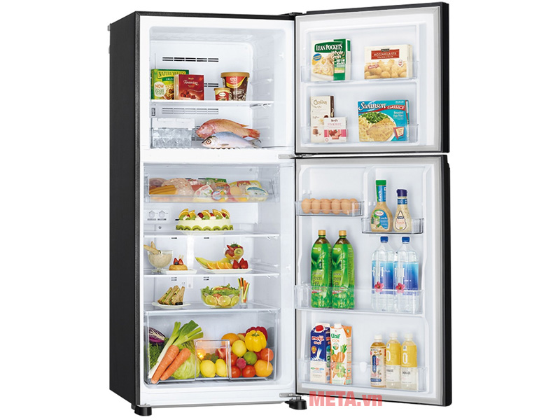 Tủ lạnh Mitsubishi Inverter 376 lít MR-FX47EN-GBK-V (Màu đen)