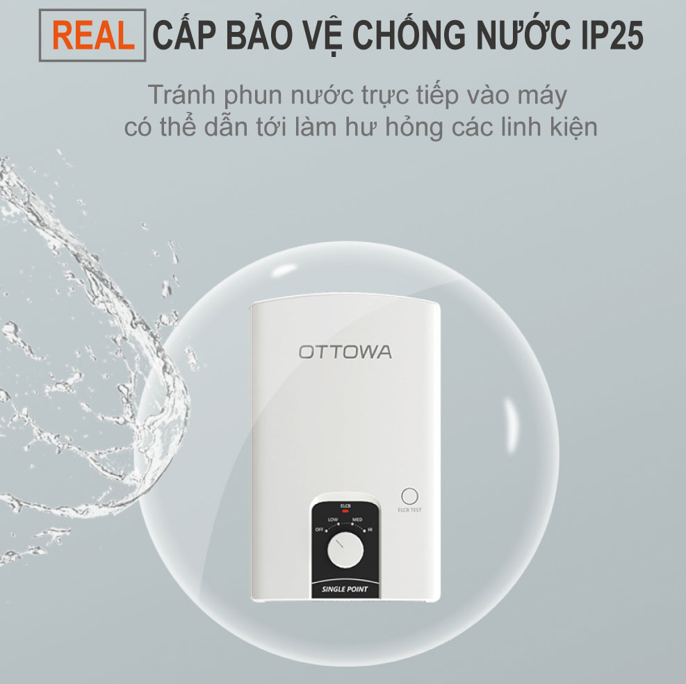 Bình nóng lạnh chống nước