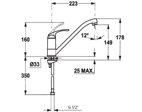 Vòi chậu rửa Teka MTP 913