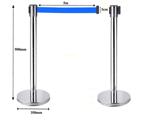 Cột chắn dây dài 5m