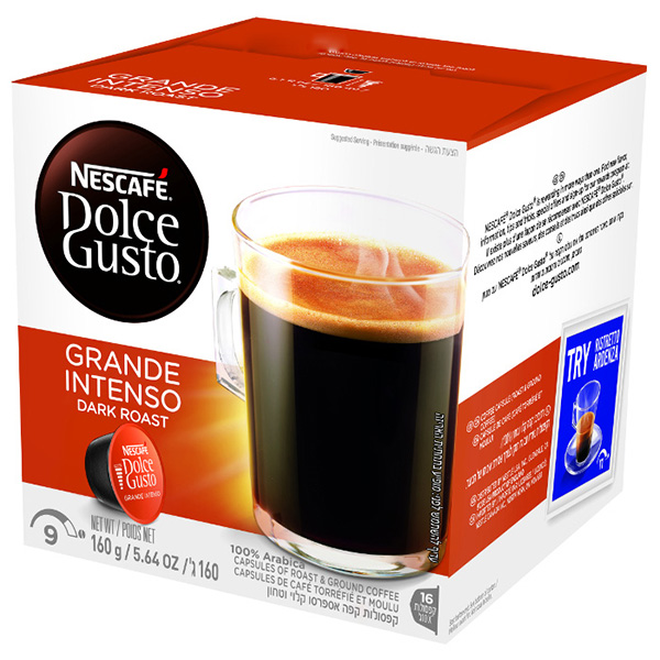 Viên nén cà phê vị cà phê rang xay Nescafe Dolce Gusto - Grande Intenso