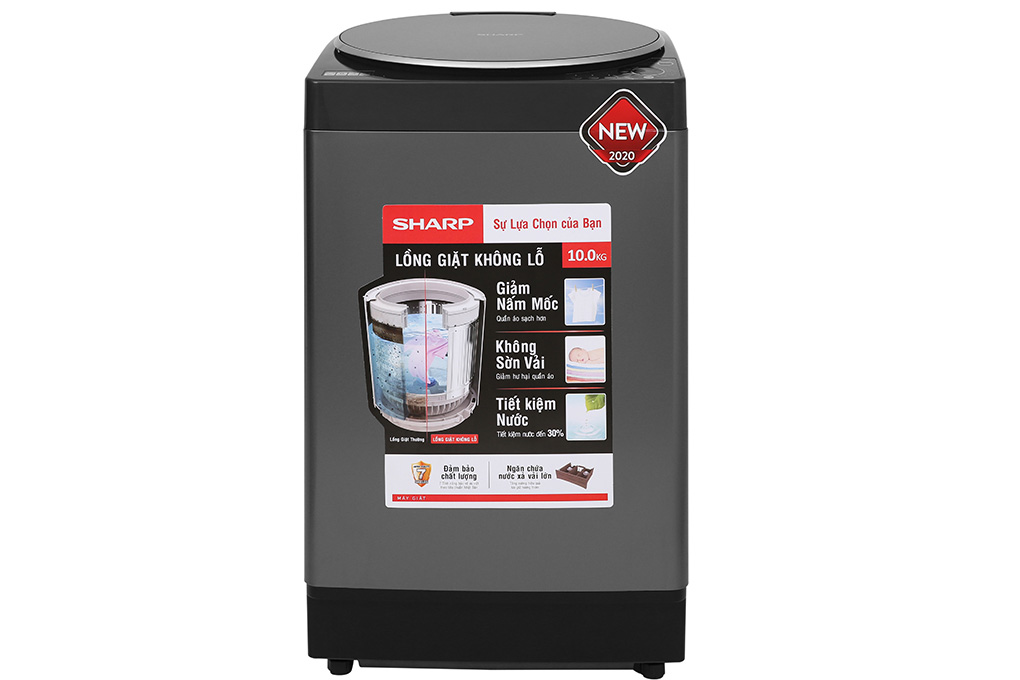 Máy giặt Sharp 10 kg ES-W100PV-H 