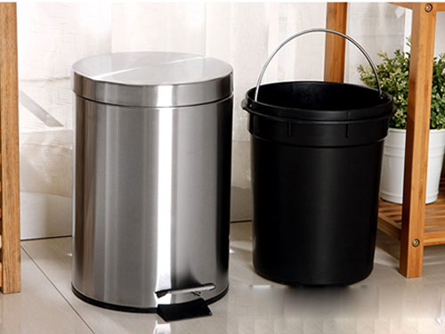 Thùng rác inox đạp chân 12l