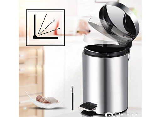 Thùng rác inox đạp chân 5 lít