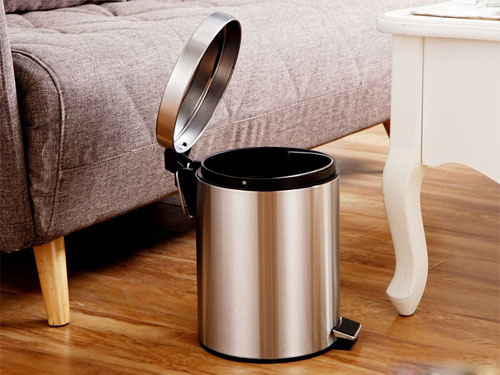 Thùng rác inox đạp chân 5 lít