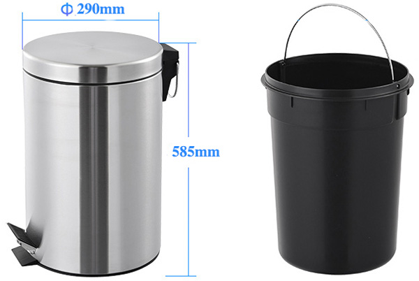 Thùng rác inox đạp chân Paloca