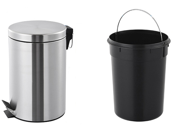 Thùng rác inox đạp chân Paloca (30 lít)