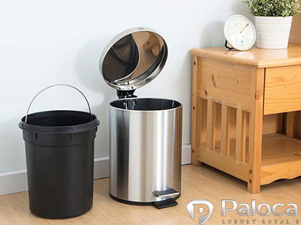 Thùng rác inox đạp chân Paloca