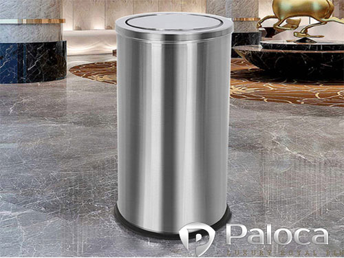 Thùng rác inox nắp lật  