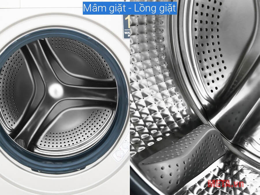 Máy giặt AQUA lồng ngang 9.5kg AQD-DD950E.S