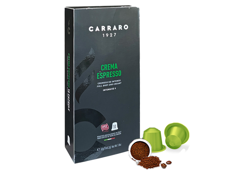 Viên nén cà phê Carraro CREMA ESPRESSO