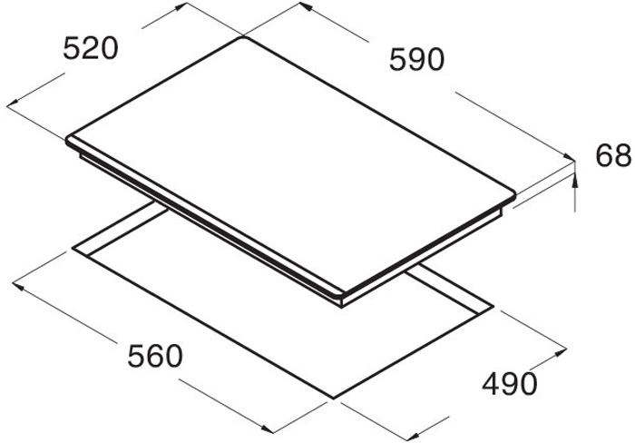 Bếp từ Cata IF 6002 BK