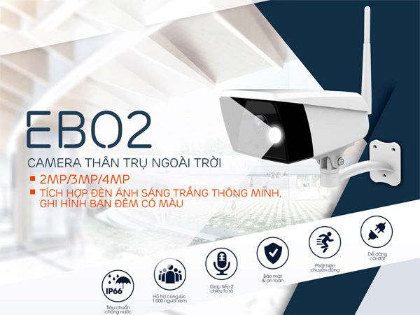 Những ưu điểm của camera EB02