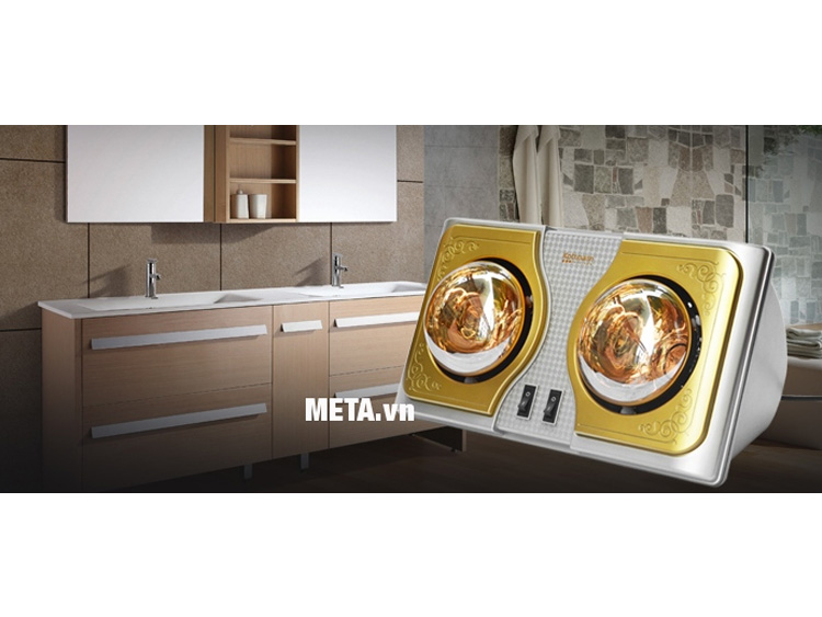 Đèn sưởi nhà tắm Kottmann 2 bóng K2BH