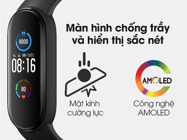 Vòng đeo tay thông minh Mi Band 5