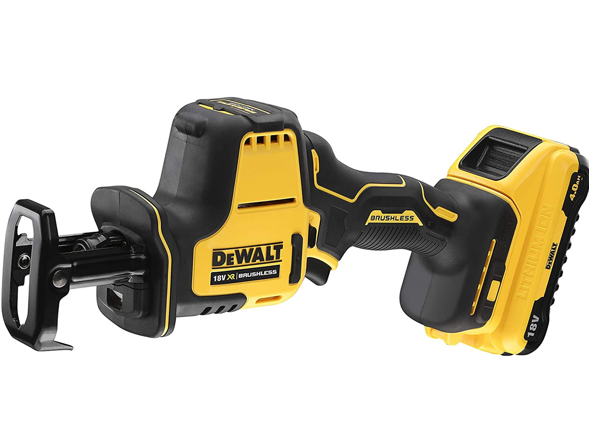 Máy cưa kiếm dùng pin Dewalt DCS369D2  (1 sạc, 2 pin 2Ah mô tơ từ)