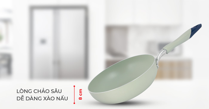 Chảo chống dính đáy từ Elmich 4701OL