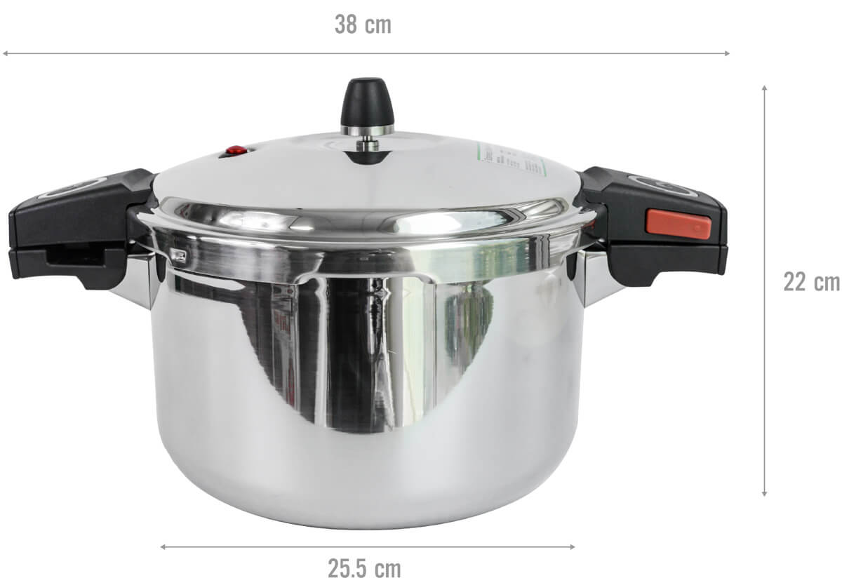 Kích thước nồi áp suất inox PoongNyun SQS11-24C 