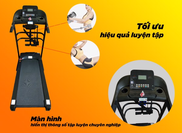 Luyện tập hiệu quả với máy chạy bộ 