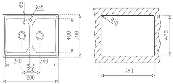 Chậu rửa Teka Premium 2B