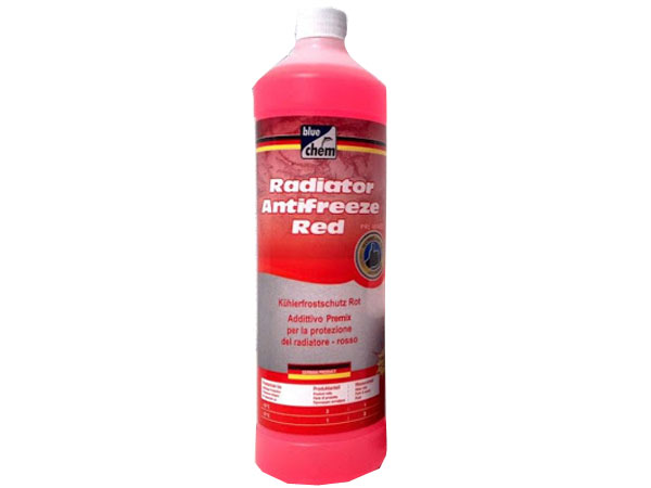 Nước làm mát động cơ ô tô Bluechem Radiator Antifreeze Coolant Red 1L