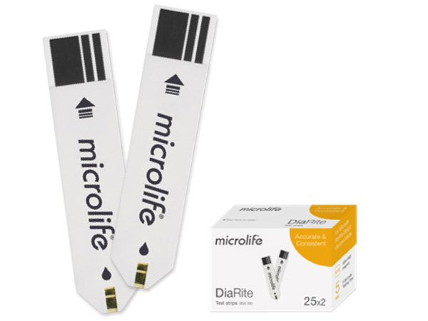 Que thử đường huyết Microlife DiaRite BGM Test (50 que)