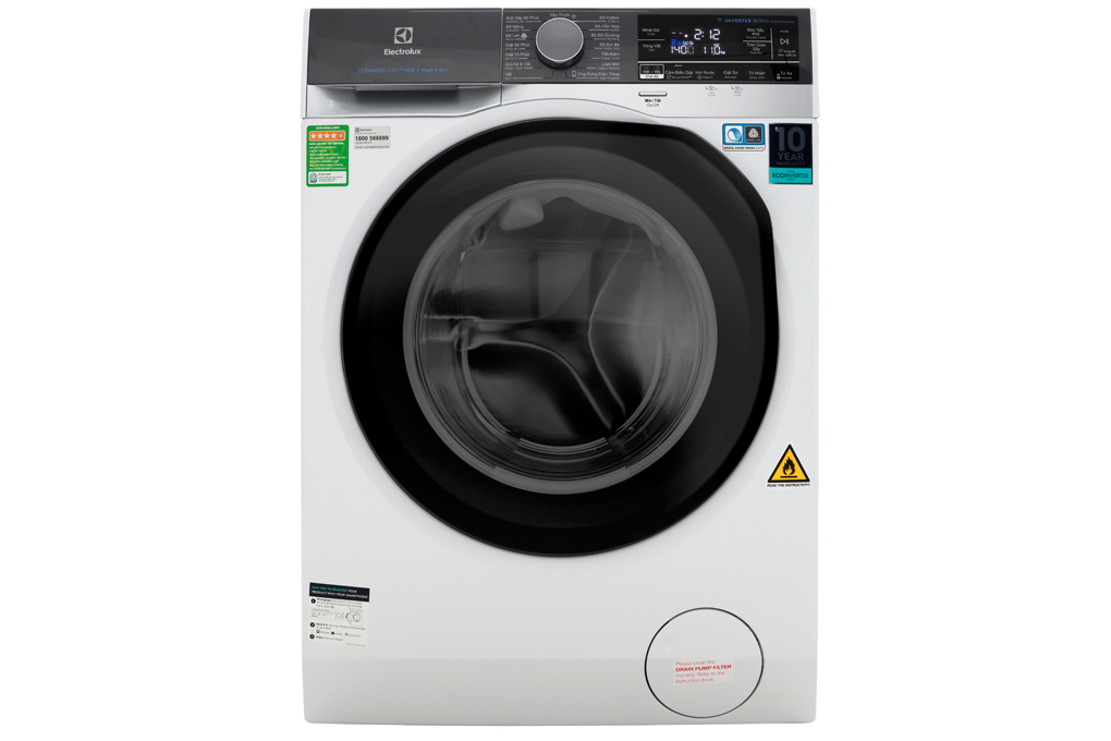 Máy giặt sấy Electrolux 10kg/7kg UltimateCare 900 EWW1042AEWA