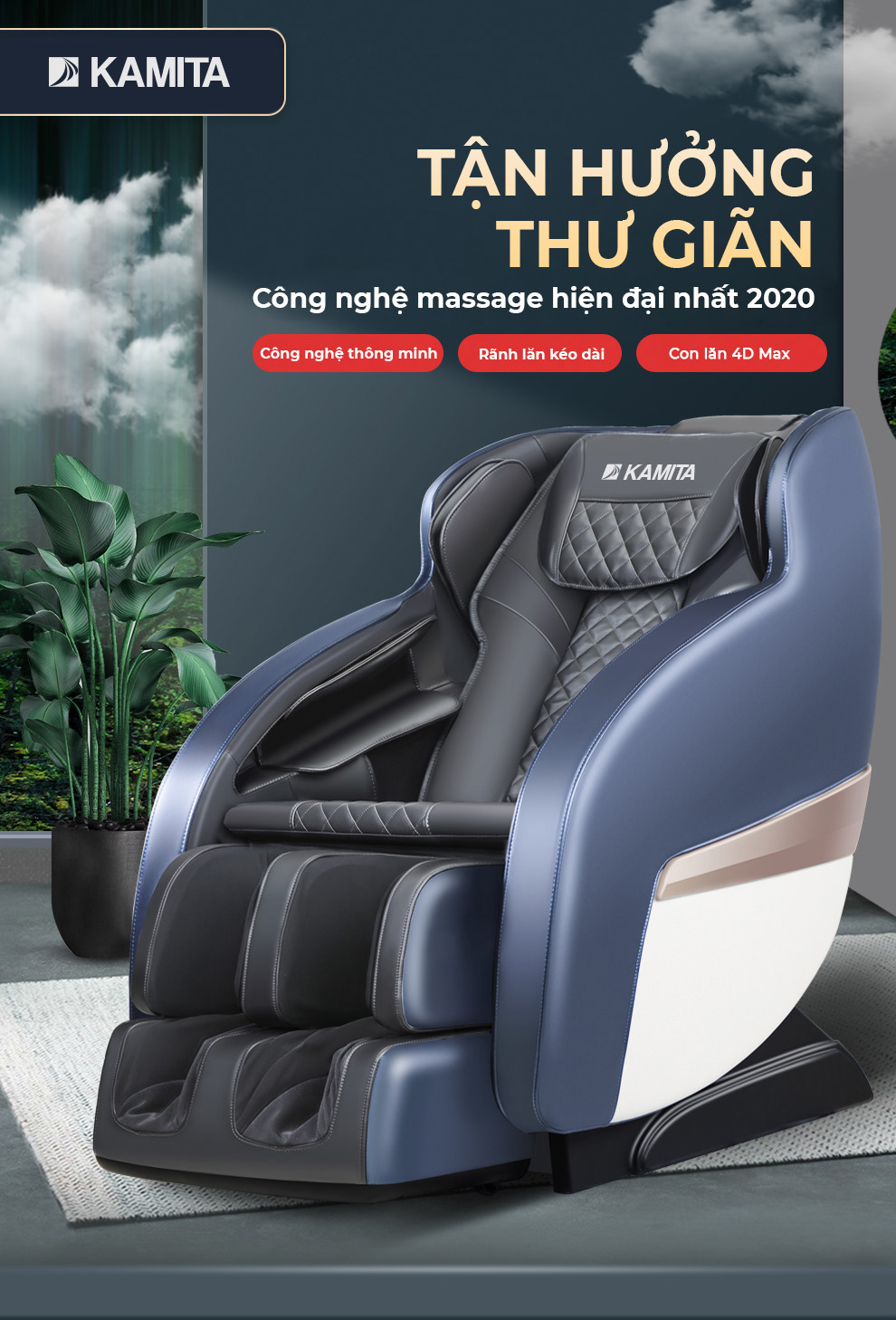 Ghế massage toàn thân Kamita KC-268