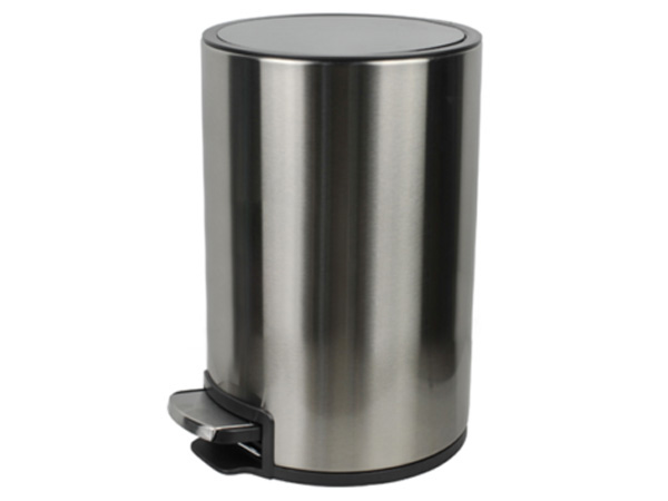 Thùng rác inox đạp chân cao cấp 5 lit Vietbin VB2044-05L – Chống vân tay